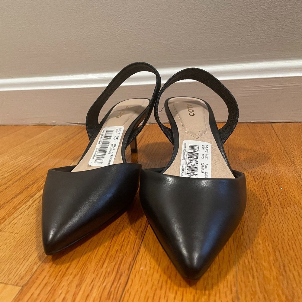 Aldo mid-heels, black, size 5 (with tag)